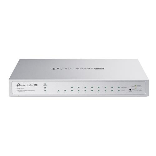 TP-Link Omada Pro  commutateur réseau Géré L2/L2+ Gigabit Ethernet (10/100/1000) Connexion Ethernet, supportant l'alimentation via ce port (PoE) Gris - S4500-8GP2F