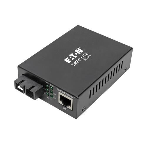 Tripp Lite  convertisseur de support réseau 1000 Mbit/s 1310 nm Monomode Noir - N785-P01-SC-SM1