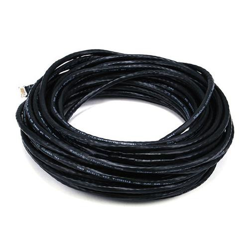 Monoprice RJ-45, 50ft câble de réseau Noir 15,24 m Cat6 U/UTP (UTP) - 102323