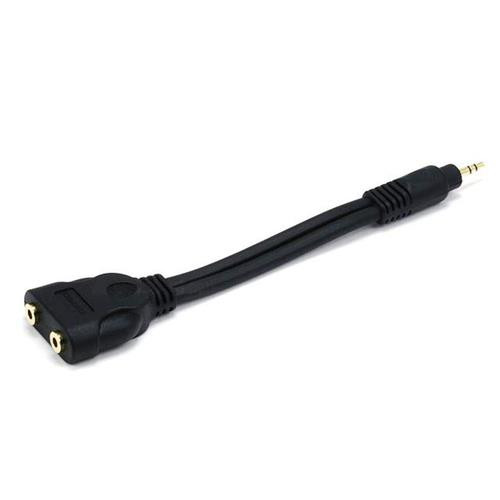 Monoprice  câble audio 0,17 m TRS 3,5 mm 2 x 3.5mm Noir - 5614