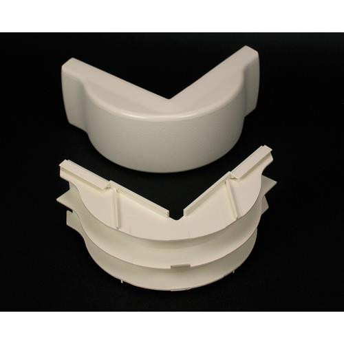 WIREMOLD  accessoire pour chemins de câbles Goulotte coudée vers l'extérieur - 2318DFO-WH