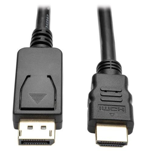 Tripp Lite  câble vidéo et adaptateur 1,8 m DisplayPort HDMI Noir - P582-006-V2-ACT