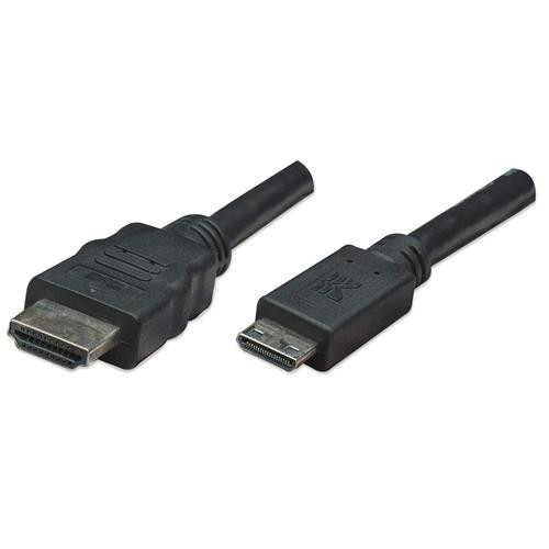 Manhattan  câble HDMI 1,8 m HDMI Type A (Standard) HDMI Type C (Mini) Noir - 304955