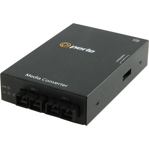 Perle S-100MM-S2SC120 convertisseur de support réseau 100 Mbit/s 1550 nm Multimode, Monomode - 05060124