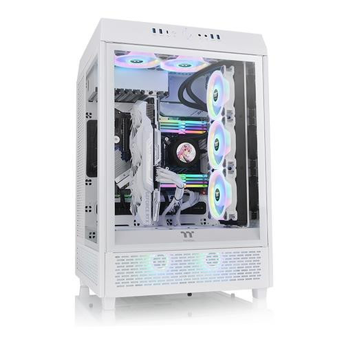 Thermaltake The Tower 500 Midi Tower Blanc - CA-1X1-00M6WN-00