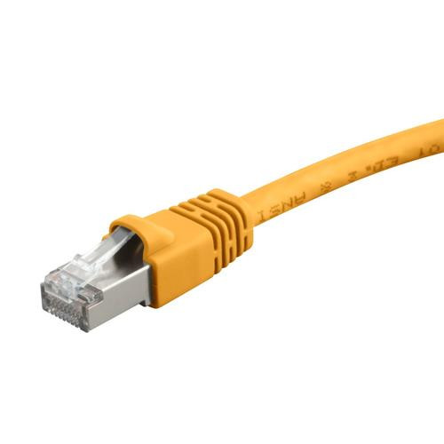 Monoprice  câble de réseau Jaune 4,3 m Cat6a S/UTP (STP) - 24374