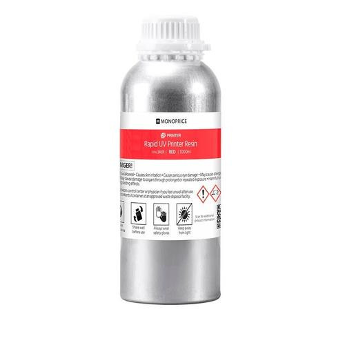 Monoprice  matériel d'impression 3D Résine Rouge - 34611