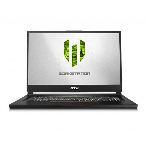 MSI Workstation  laptop Intel® Core™ i7 i7-9750H Station de travail mobile 39,6 cm (15.6") 4K Ultra HD 32 Go DDR4-SDRAM 1 To SSD NVIDIA Quadro RTX 4000 Wi-Fi 5 (802.11ac) Windows 10 Pro Noir - WS65 9TL-1013CA