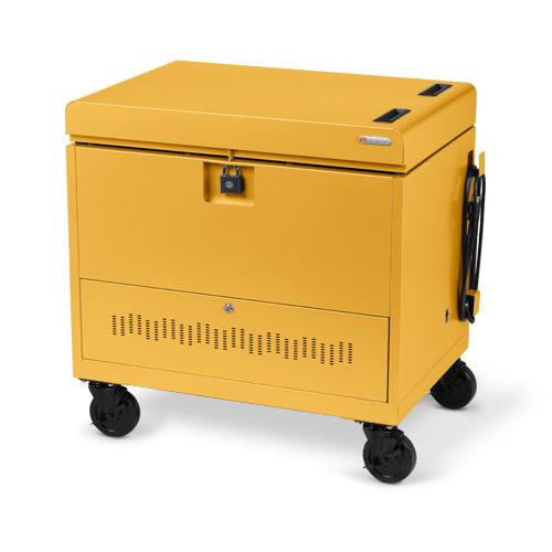 Bretford CUBE Toploader Classe mobile de charge et de gestion Jaune - TVTL30CADUSB-MUS