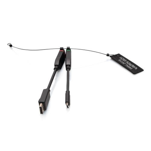 C2G  changeur de genre de câble 2x HDMI 1x USB-C, 1x DisplayPort Bleu, Multicolore - C2G29996