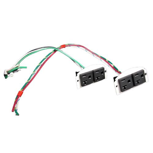 WIREMOLD  prise de courant Noir - 68REC