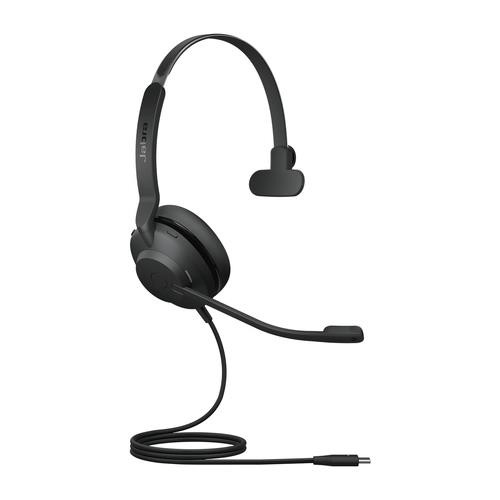 Jabra  écouteur/casque Avec fil Arceau Bureau/Centre d'appels USB Type-C Noir - 23189-889-879