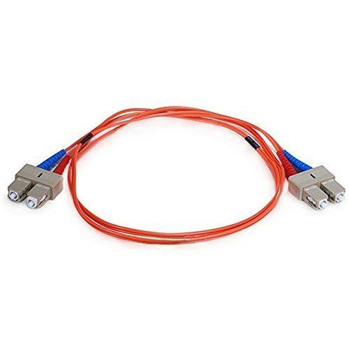 Monoprice  câble InfiniBand et à fibres optiques 1 m 2x SC OFNR Orange - 2611