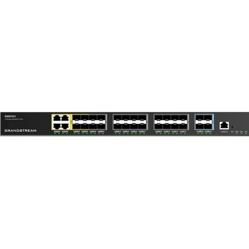 Grandstream Networks  commutateur réseau Géré L3 Gigabit Ethernet (10/100/1000) Gris - GWN7831