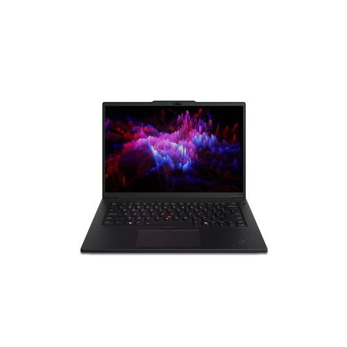 Lenovo ThinkPad P14s Gen 5 (Intel) Intel Core Ultra 7 155H Ordinateur portable 36,8 cm (14.5") WUXGA 16 Go DDR5-SDRAM 512 Go SSD NVIDIA RTX 500 Ada Wi-Fi 6E (802.11ax) Windows 11 Pro Français Noir - 21G20023CA
