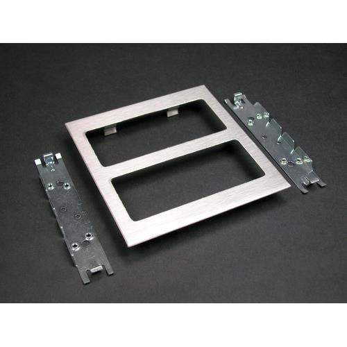 WIREMOLD  Plaque de commutation et obturateur Acier inoxydable - CS4007C-2