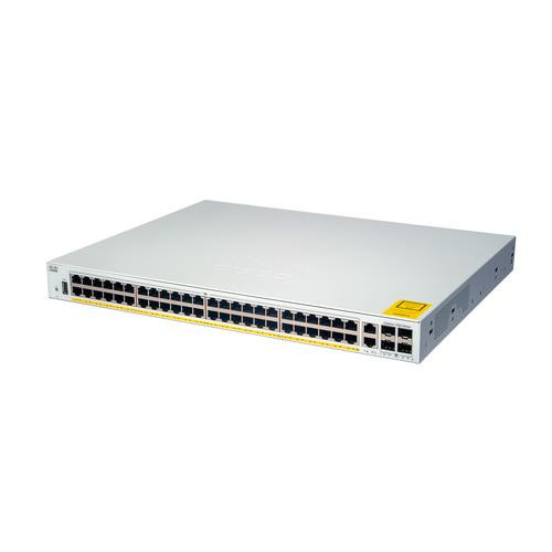 Cisco Catalyst  commutateur réseau Géré L2 Gigabit Ethernet (10/100/1000) Connexion Ethernet, supportant l'alimentation via ce port (PoE) Gris - C1000-48P-4G-L