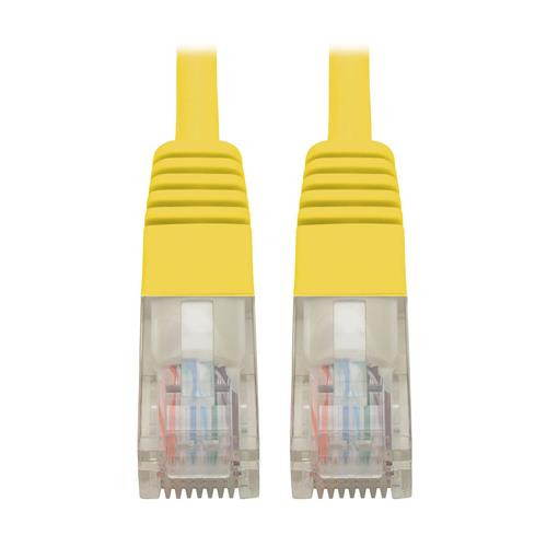 Tripp Lite  câble de réseau Jaune 0,61 m Cat5e U/UTP (UTP) - N002-002-YW