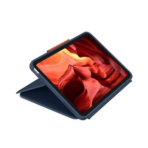 Logitech  clavier pour tablette Anglais Smart Connector Bleu - 920-011130