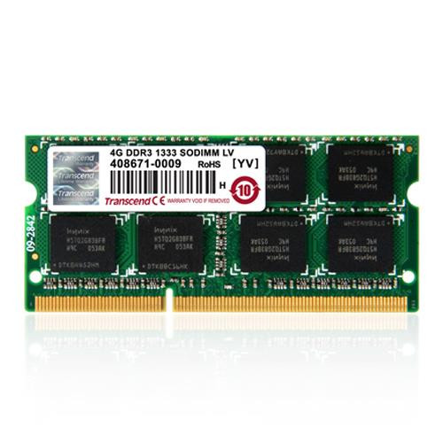 Transcend 2GB DDR3 module de mémoire 2 Go 1 x 8 Go 1600 MHz - TS256MSK64V6N