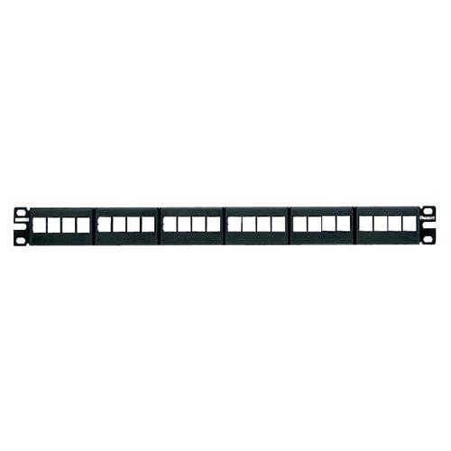 Panduit 24-port Modular Patch Panel 6 Removable Faceplates 1U - NKFP24Y