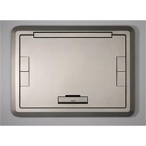 WIREMOLD  boitier de prise de courant Nickel - EFB610BTCNK