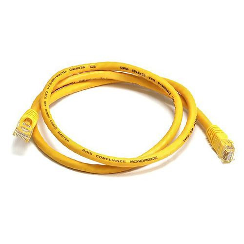 Monoprice  câble de réseau Jaune 0,91 m Cat6 U/UTP (UTP) - 2298