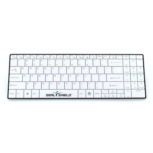 Seal Shield  clavier Universel Bluetooth QWERTY Anglais américain Blanc - SSKSV099BT