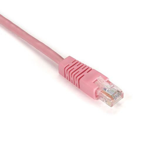 Black Box Cat.5e RJ-45 UTP 0.9m câble de réseau Rose 0,9 m Cat5e U/UTP (UTP) - EVNSL26E-0003