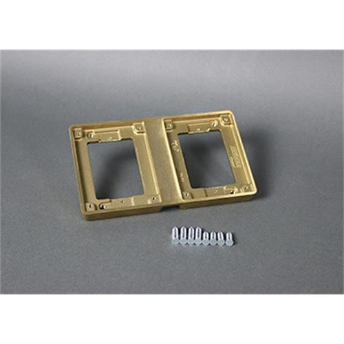 WIREMOLD  Plaque de commutation et obturateur Laiton - 828TAL