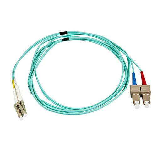 Monoprice  câble InfiniBand et à fibres optiques 2 m LC SC OFNR Couleur aqua, Bleu - 6391