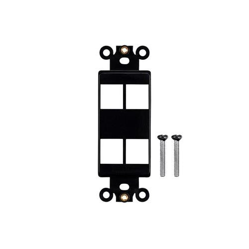 Monoprice  Plaque de commutation et obturateur Noir - 34517