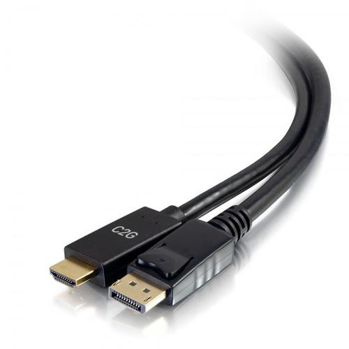 C2G  câble vidéo et adaptateur 0,9 m DisplayPort HDMI Noir - 54432