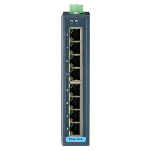 Advantech BB- Non-géré Fast Ethernet (10/100) Noir - ESW108-A