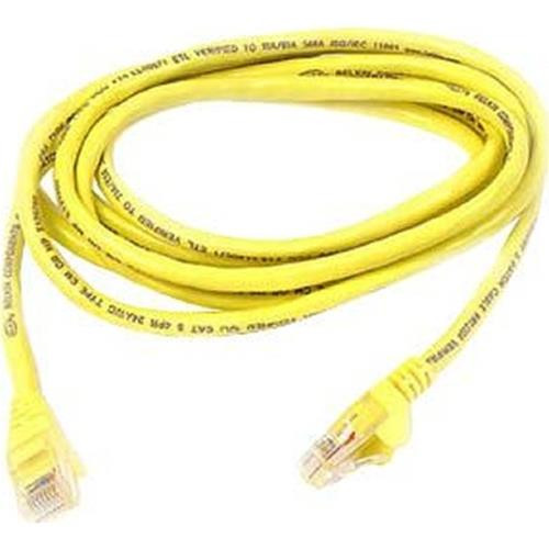 Belkin 0.15m Cat.6 UTP câble de réseau Jaune 0,15 m Cat6 - A3L980-06IN-YWS