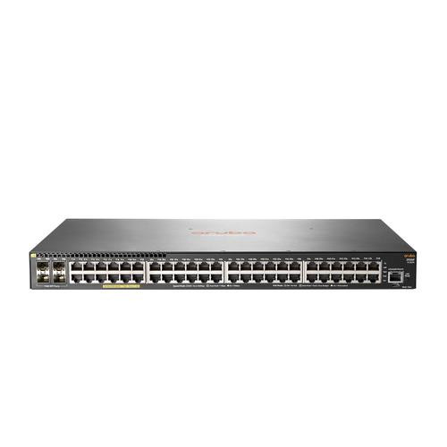 HPE Aruba Networking Aruba 2930F 48G PoE+ 4SFP Géré L3 Gigabit Ethernet (10/100/1000) Connexion Ethernet, supportant l'alimentation via ce port (PoE) 1U Gris - JL262A#B2C