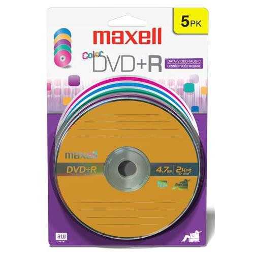 Maxell 5x DVD+R 4.7GB 4,7 Go 5 pièce(s) - 639031