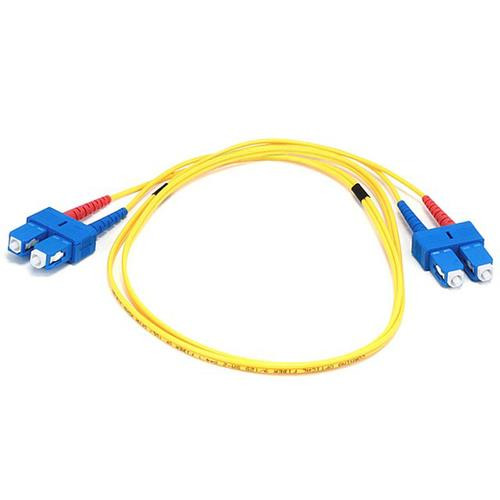 Monoprice  câble InfiniBand et à fibres optiques 1 m SC OFNR Multicolore, Jaune - 6843
