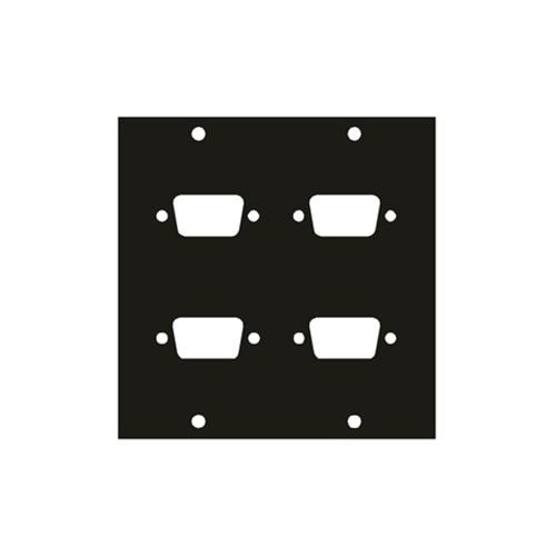 Middle Atlantic Products  prise de courant VGA Noir - 4DB9