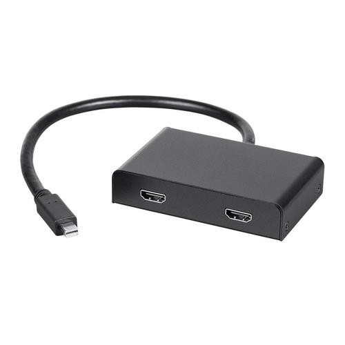 Monoprice  câble vidéo et adaptateur Mini DisplayPort 2 x HDMI Noir - 21975