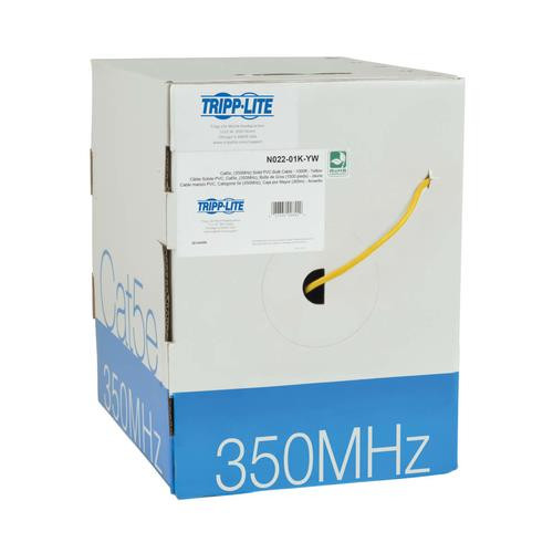 Tripp Lite  câble de réseau Jaune 304,8 m Cat5e U/UTP (UTP) - N022-01K-YW