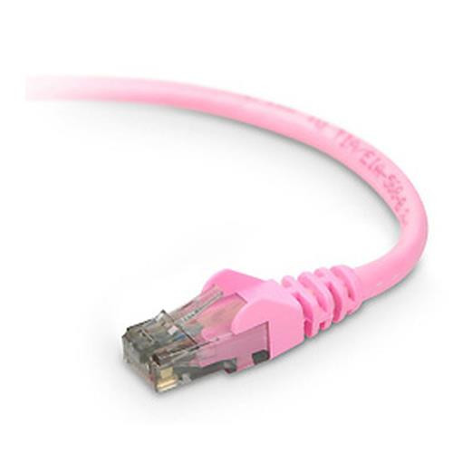 Belkin CAT6 Snagless Networking Cable 30 ft câble de réseau Rose 9,14 m - A3L980-30-PNK-S