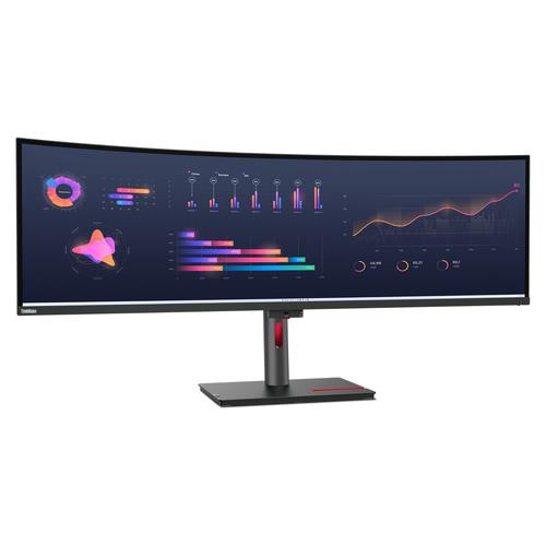 Lenovo ThinkVision P49w-30 LED display 124,5 cm (49") 5120 x 1440 pixels DQHD Noir - 63DBZAR1US