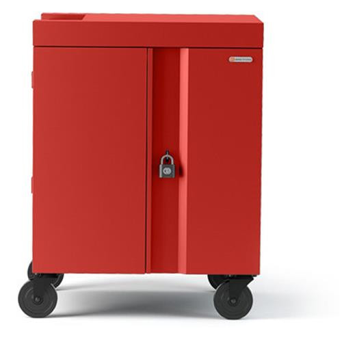 Bretford Cube Classe mobile de charge et de gestion Rouge - TVC32USBC-RED