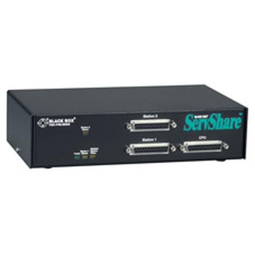 Black Box ServSwitch ServShare commutateur écran, clavier et souris Noir - KV752A