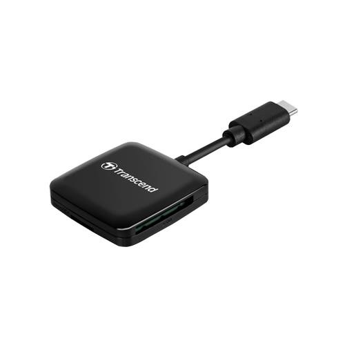 Transcend RDC3 lecteur de carte mémoire USB 3.2 Gen 1 (3.1 Gen 1) Type-C Noir - TS-RDC3