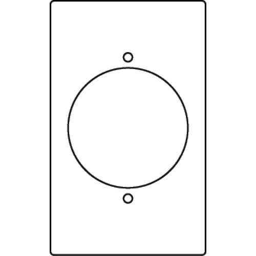WIREMOLD  Plaque de commutation et obturateur - RFB119-SR3