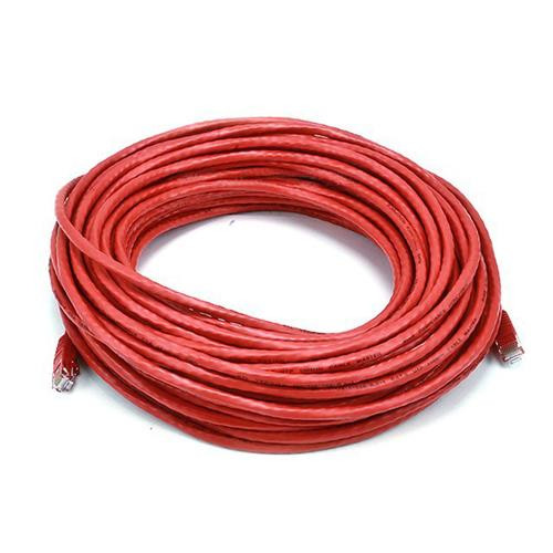 Monoprice 75ft. Cat6 UTP câble de réseau Rouge 22,86 m U/UTP (UTP) - 5031