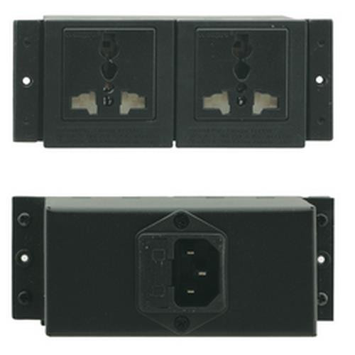 Kramer Electronics  prise de courant électrique Noir - TS-2DE Kramer Electronics  prise de courant électrique Noir - TS-2DE