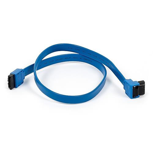 Monoprice 18" SATA III câble SATA 0,45 m Noir, Bleu - 8783